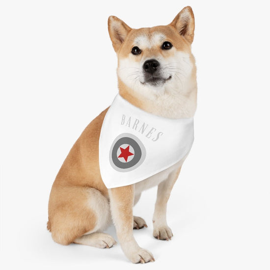 Bucky Barnes - Shield - Pet Bandana Collar - Fandom-Made