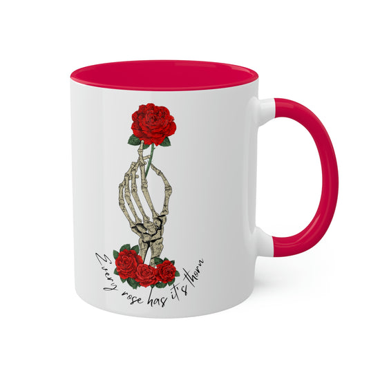 Every Rose, Has It's Thorn Colorful Mug - Fandom-Made