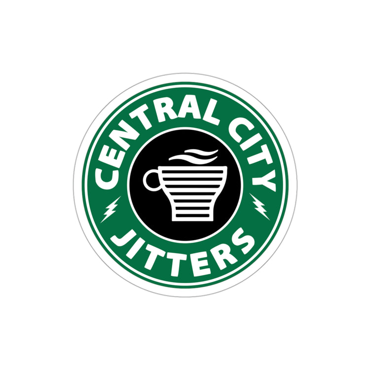 Central City Jitter Die-Cut Sticker - Fandom-Made