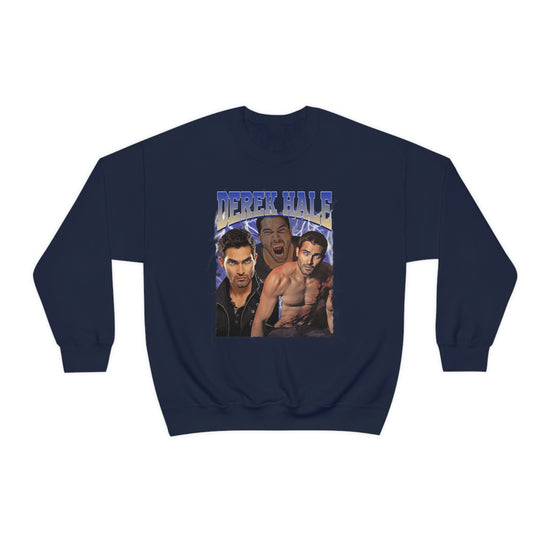 Derek Hale Crewneck Sweatshirt (shirtless collage) - Fandom-Made