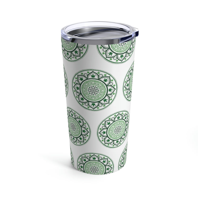 Weed Mandala Tumbler 20oz - Fandom-Made