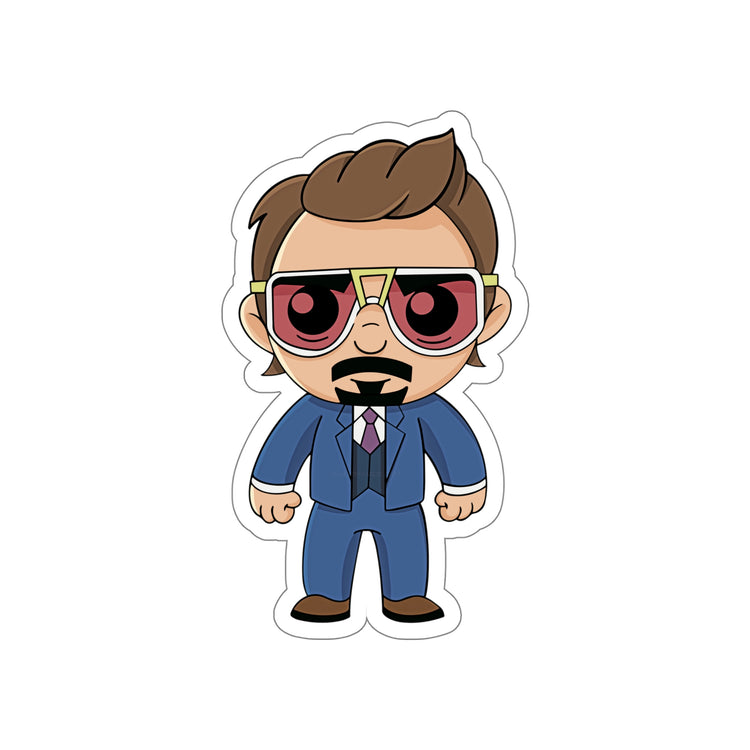 Tony Stark Die-Cut Sticker - Fandom-Made
