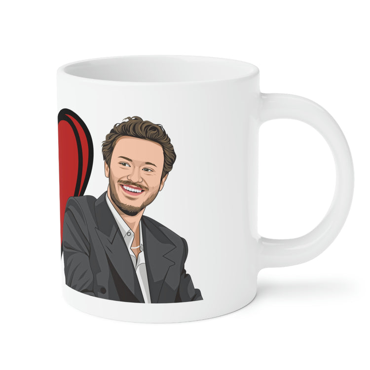 Peace, Love, Joseph Quinn Ceramic Mug - Fandom-Made