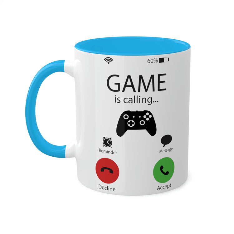 Game Is Calling Colorful Mugs - Fandom-Made