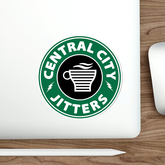 Central City Jitter Die-Cut Sticker - Fandom-Made
