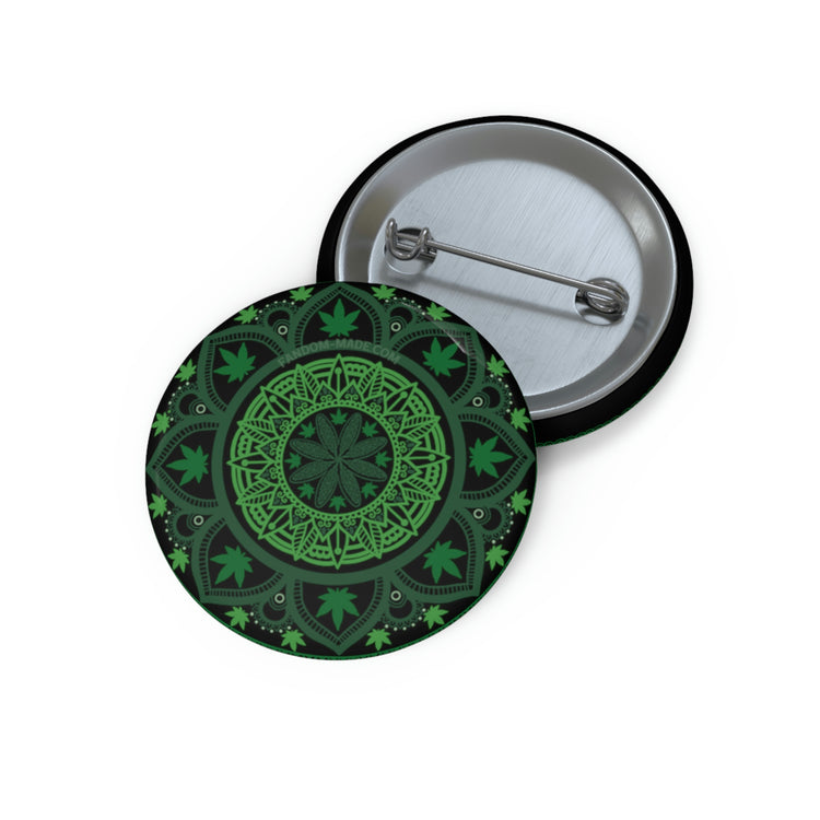 Weed Mandala Pins - Fandom-Made