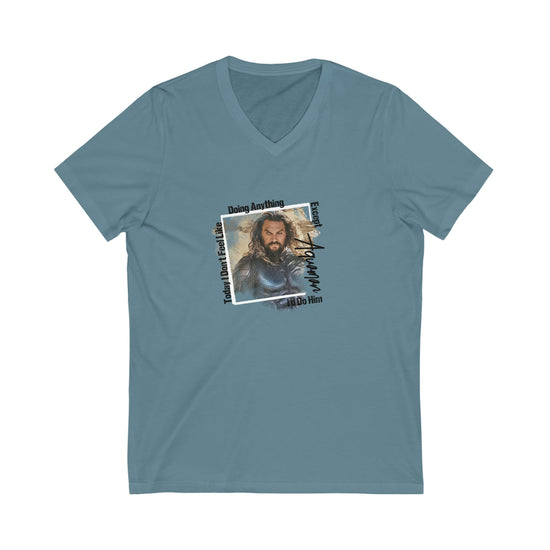Aquaman Short Sleeve V-Neck Tee - Fandom-Made