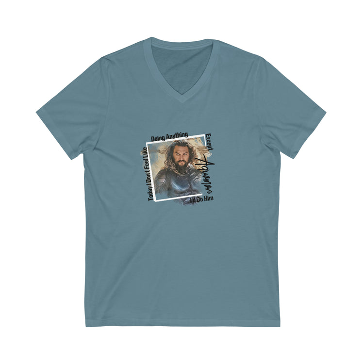 Aquaman Short Sleeve V-Neck Tee - Fandom-Made