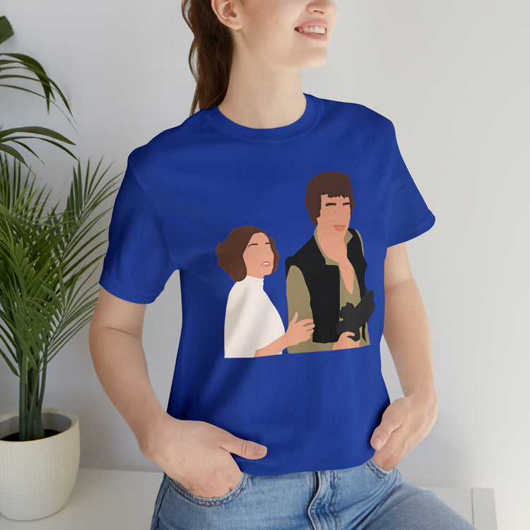 Princess Leia, Han Solo Tee - Fandom-Made