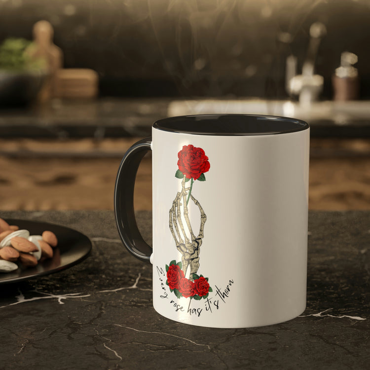 Every Rose, Has It's Thorn Colorful Mug - Fandom-Made