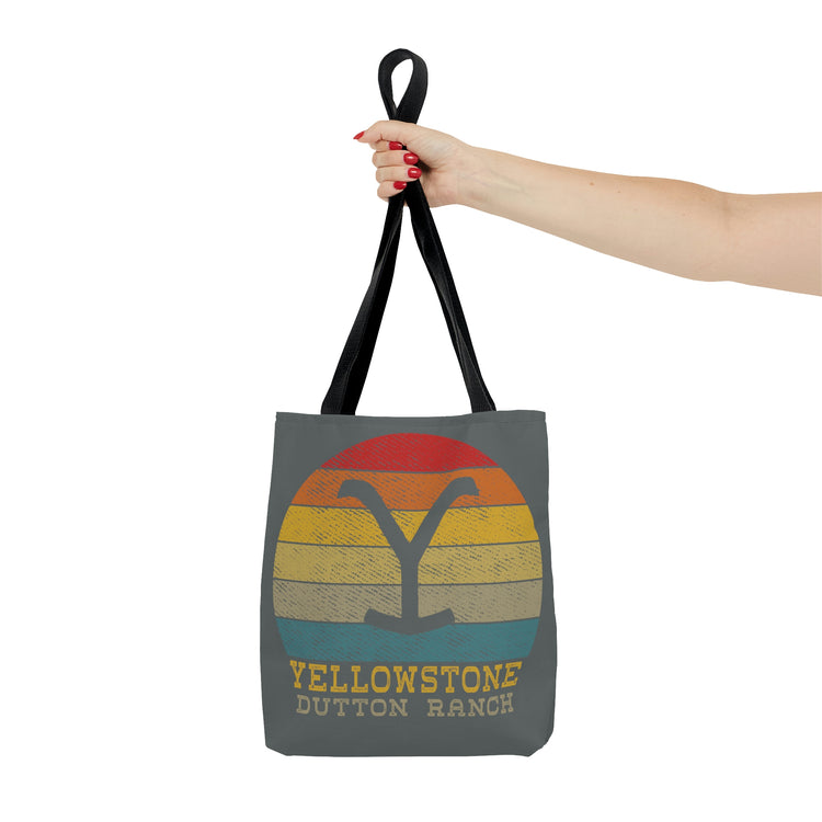 Yellowstone Retro Sunset Tote Bag - Fandom-Made