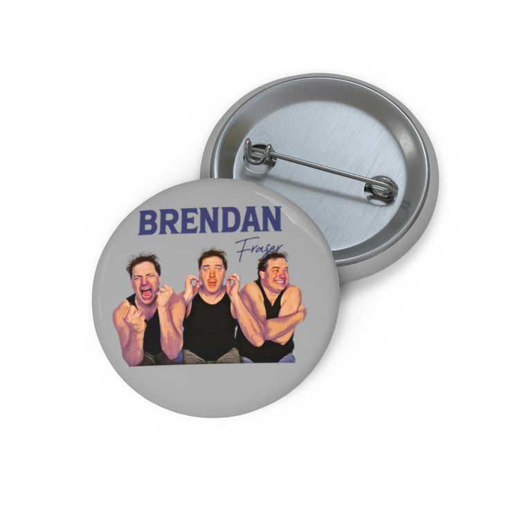 The Faces of Brendan Fraser Button - Fandom-Made