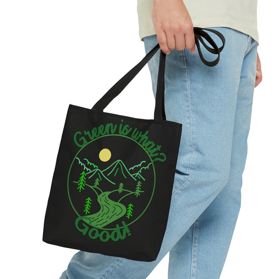 Green is Good Tote Bag - Fandom-Made