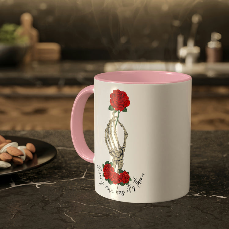 Every Rose, Has It's Thorn Colorful Mug - Fandom-Made