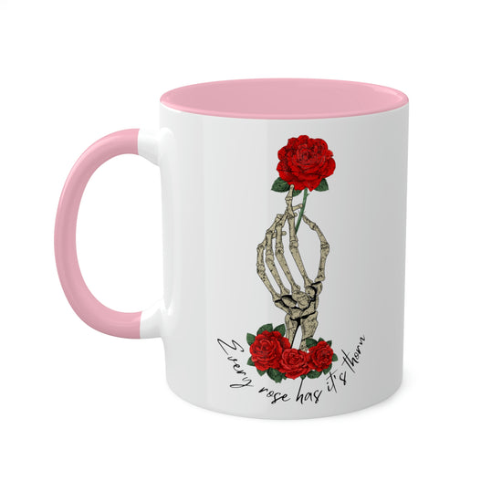 Every Rose, Has It's Thorn Colorful Mug - Fandom-Made