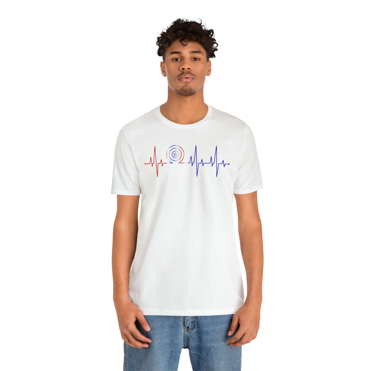 Captain America Heartbeat Tee - Fandom-Made