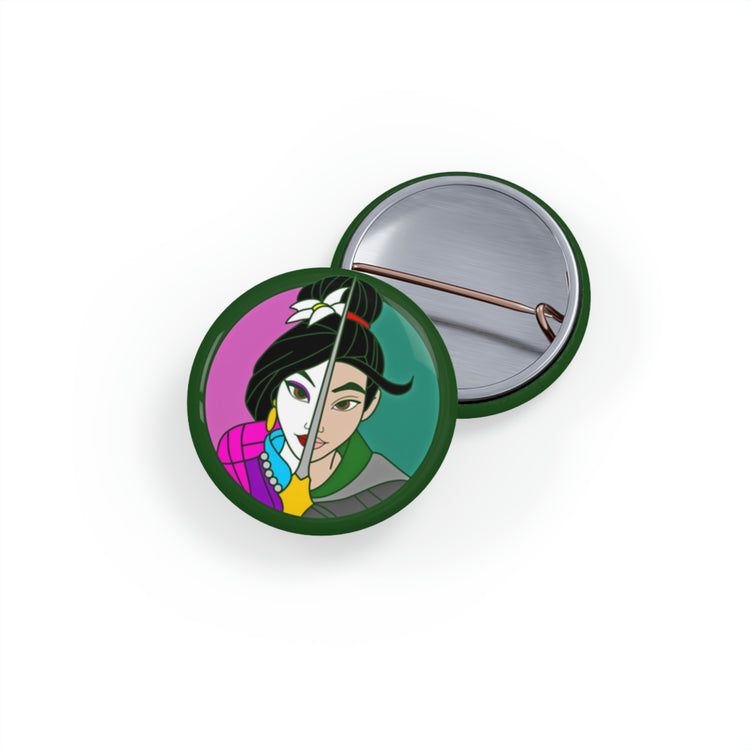 Mulan Faces Pin - Fandom-Made