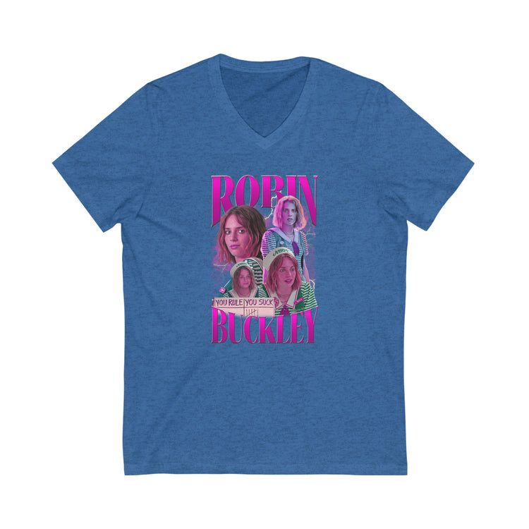 Robin Buckley V-Neck Tee - Fandom-Made