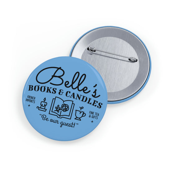 Belle's Books and Candles Pin - Fandom-Made