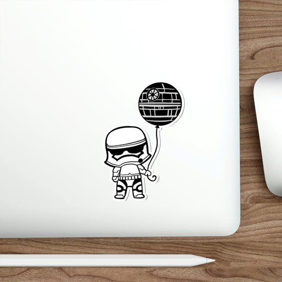 Storm Trooper Balloon Die-Cut Sticker - Fandom-Made