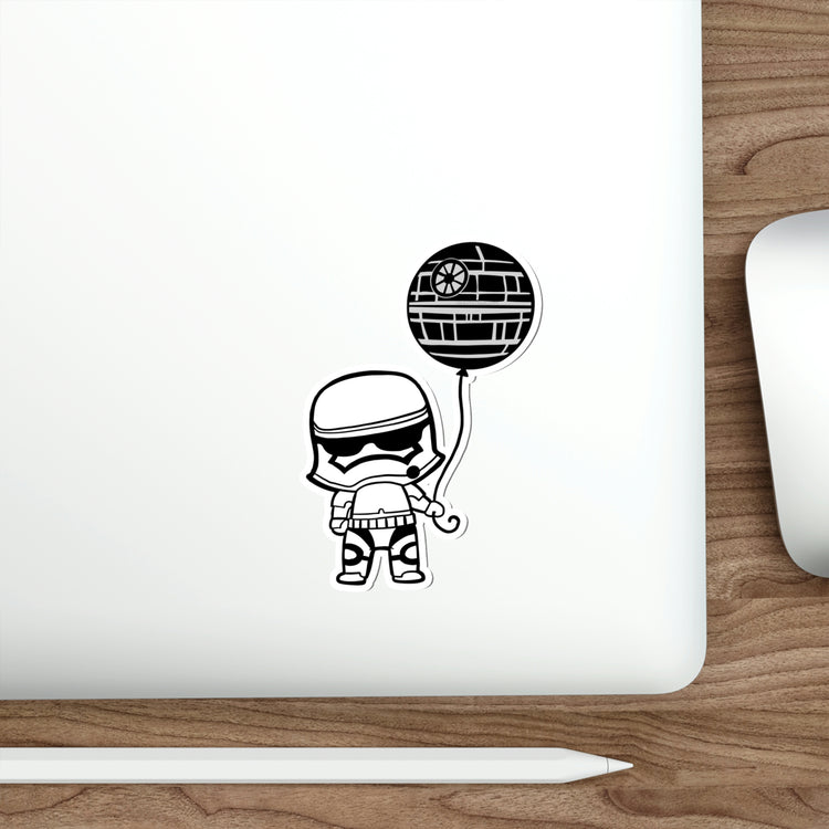 Storm Trooper Balloon Die-Cut Sticker - Fandom-Made