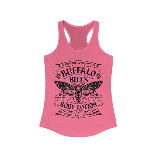 Buffalo Bills Body Lotion Racerback Tank - Fandom-Made