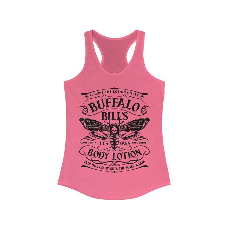 Buffalo Bills Body Lotion Racerback Tank - Fandom-Made
