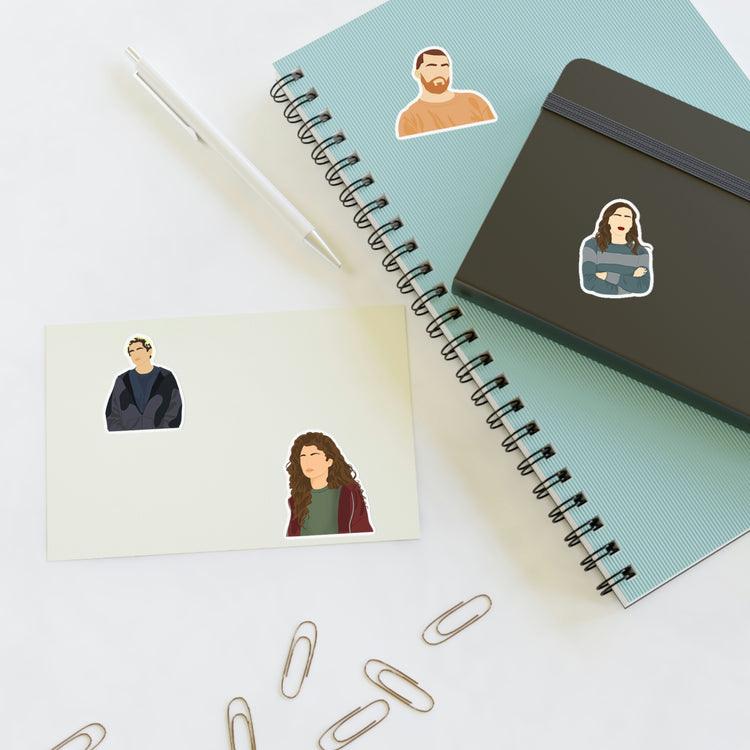 Euphoria Sticker Sheets (set 1) - Fandom-Made
