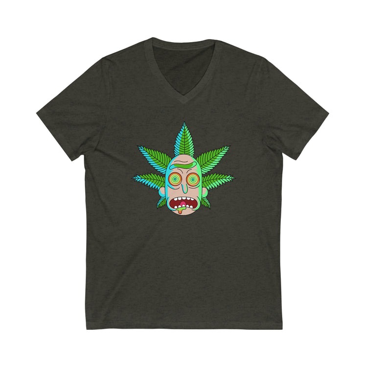 Rick Sanchez V-Neck Tee - Fandom-Made