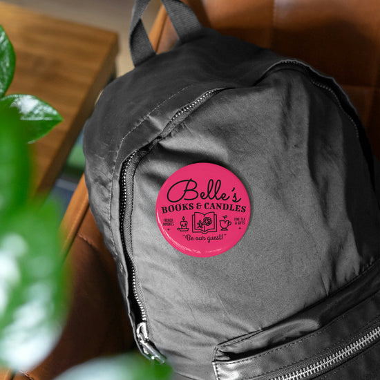 Belle's Books and Candles Pin - Fandom-Made