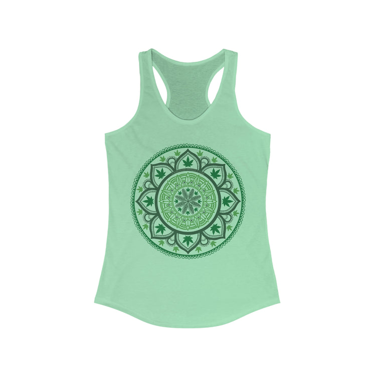 Weed Mandala Women's Tank - Fandom-Made