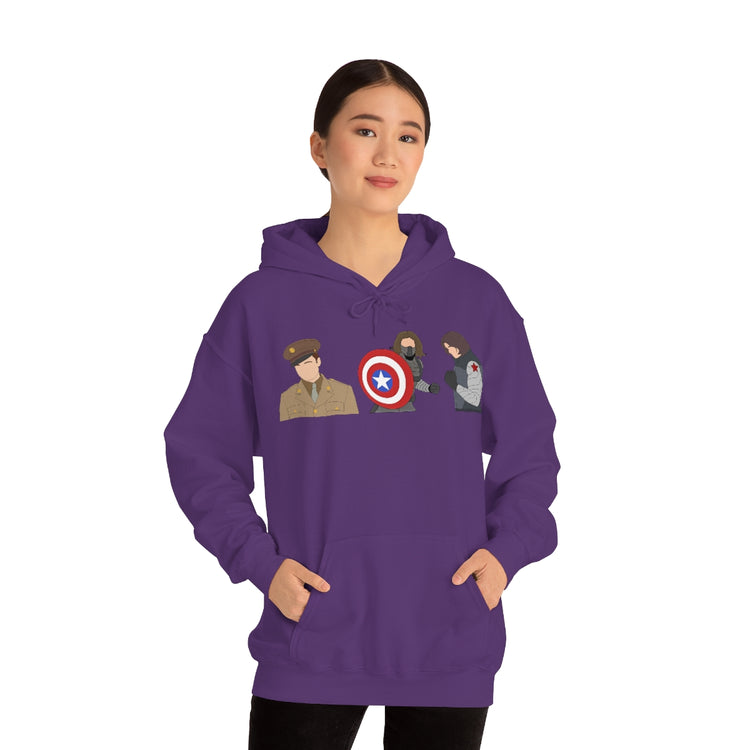 Bucky Barnes, Winter Soldier Hoodie - Fandom-Made