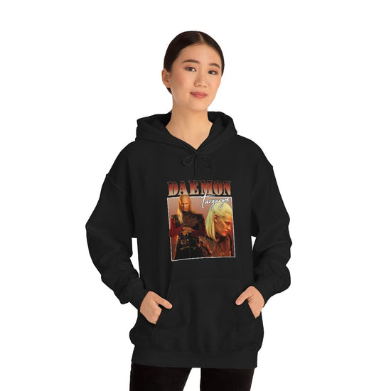 Daemon Targaryen Hooded Sweatshirt (retro) - Fandom-Made