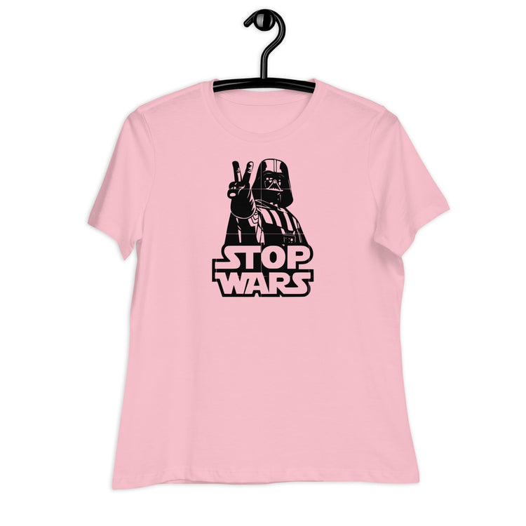 Darth Vader Women's Relaxed T-Shirt (Stop Wars) - Fandom-Made