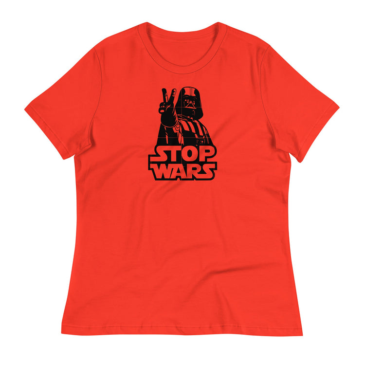 Darth Vader Women's Relaxed T-Shirt (Stop Wars) - Fandom-Made