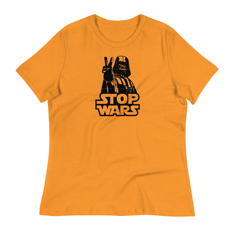 Darth Vader Women's Relaxed T-Shirt (Stop Wars) - Fandom-Made