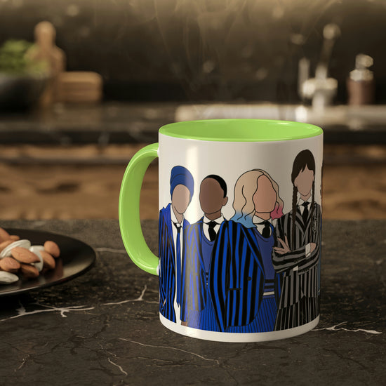 Wednesday Cast Mugs - Fandom-Made