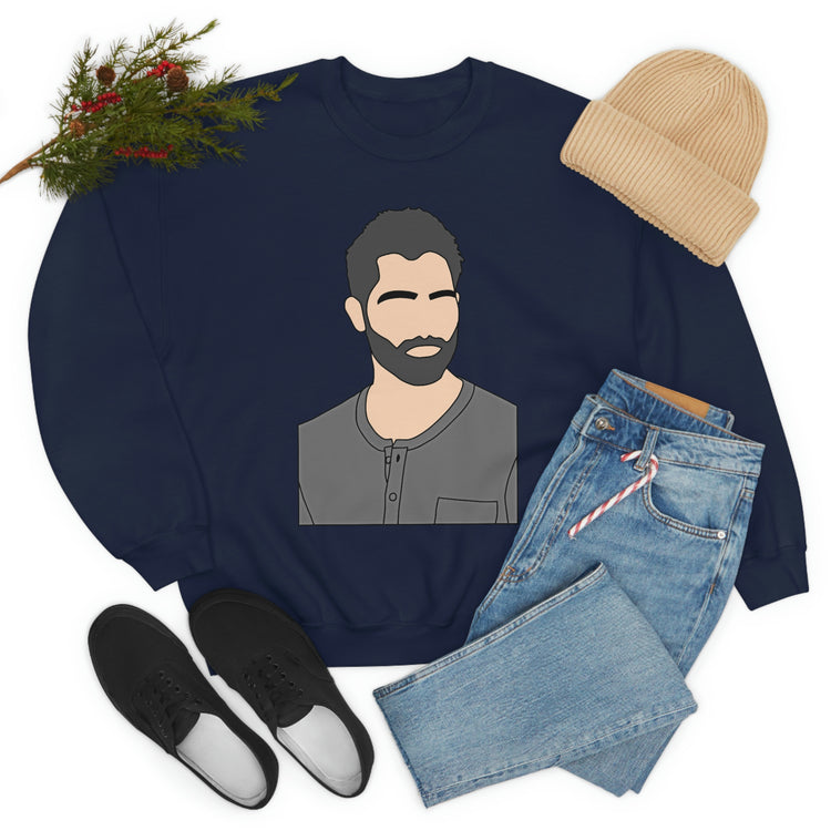 Derek Hale Sweatshirt (beard) - Fandom-Made
