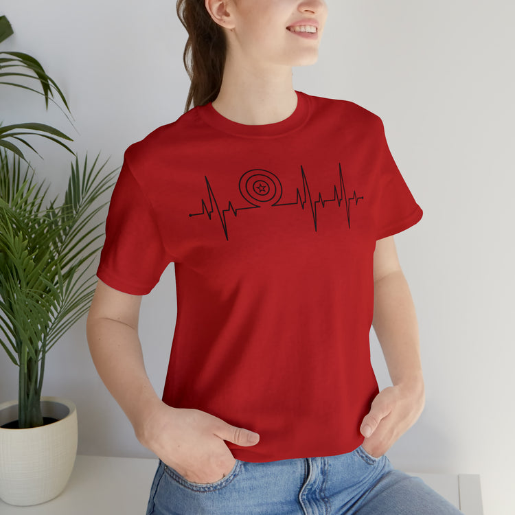 Captain America Heartbeat Tee - Fandom-Made