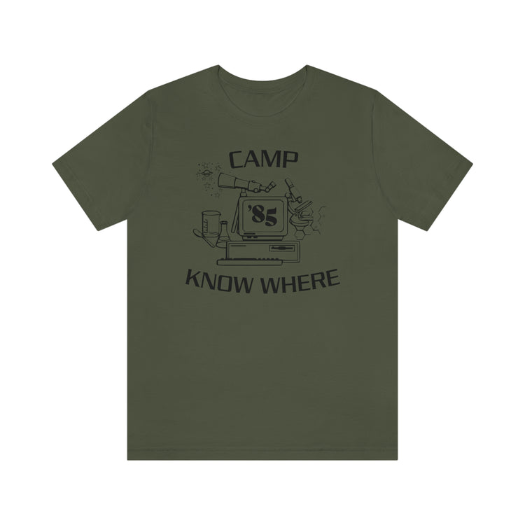 Camp Know Where Short Sleeve Tee - Fandom-Made