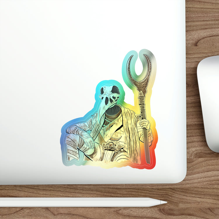 Khonshu Holographic Die-cut Stickers - Fandom-Made