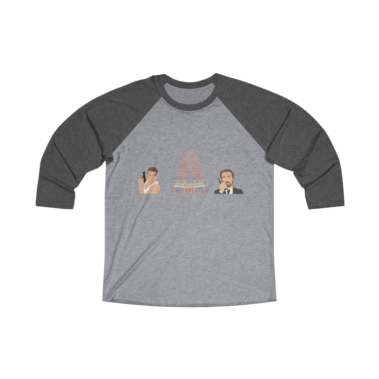 Die Hard Raglan Tee - Fandom-Made