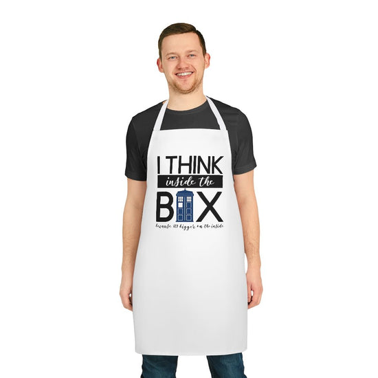 Doctor Who Apron - I Think Inside The Box - Fandom-Made