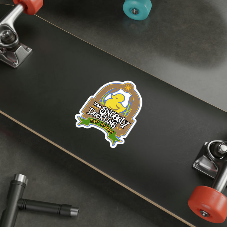 Snuggly Duckling Die-Cut Sticker - Fandom-Made