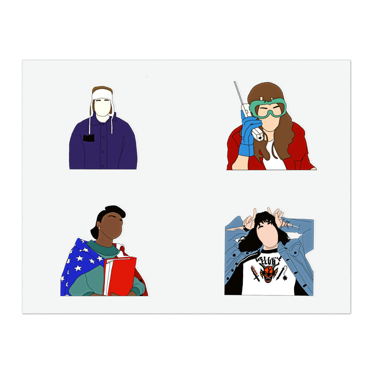 Stranger Things Sticker Sheets - Fandom-Made