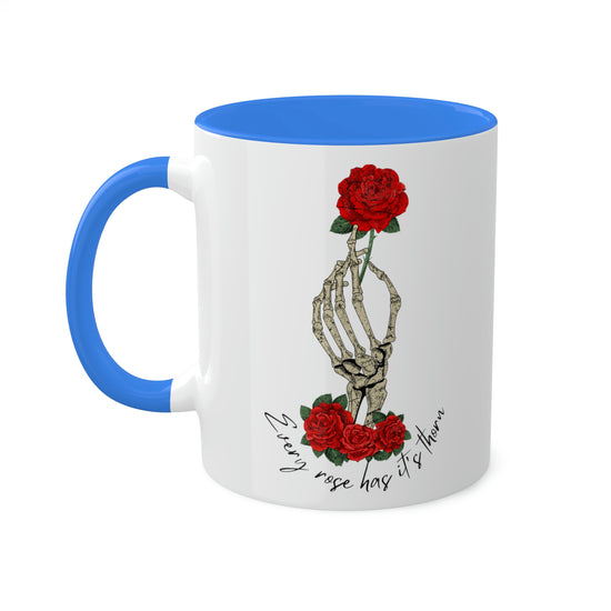 Every Rose, Has It's Thorn Colorful Mug - Fandom-Made