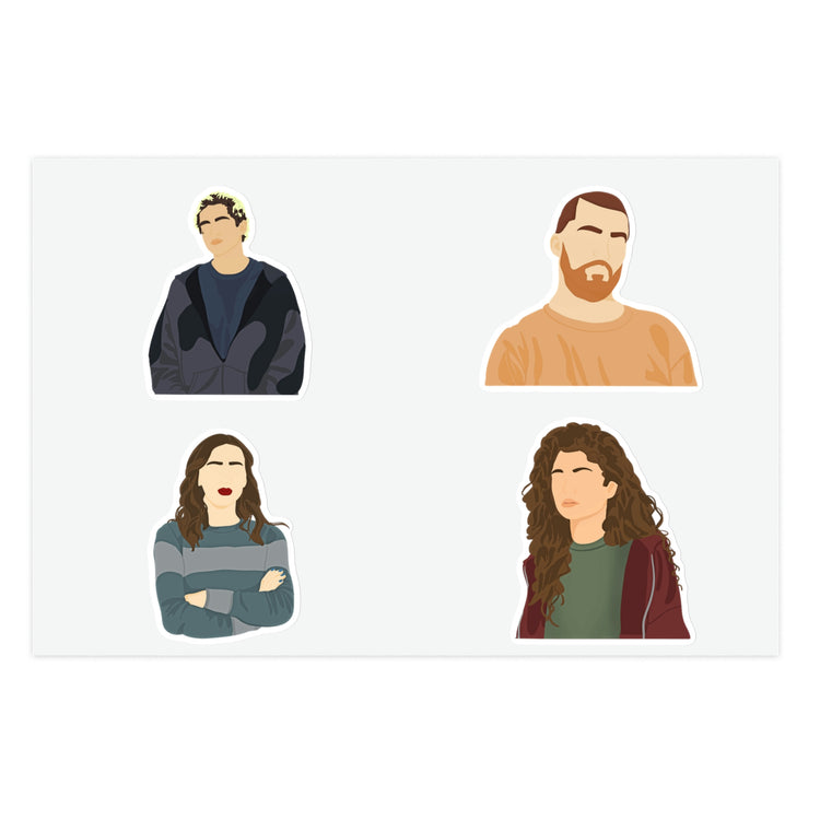 Euphoria Sticker Sheets (set 1) - Fandom-Made