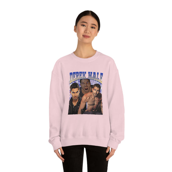 Derek Hale Crewneck Sweatshirt (shirtless collage) - Fandom-Made
