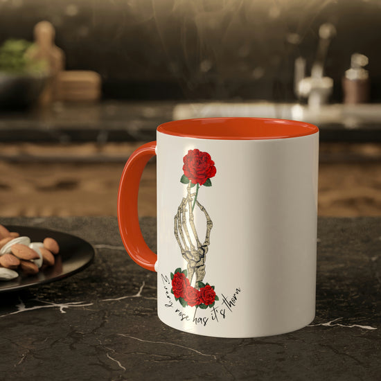 Every Rose, Has It's Thorn Colorful Mug - Fandom-Made