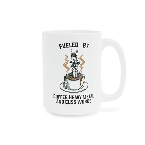 Fueled By Coffee Mug - Fandom-Made